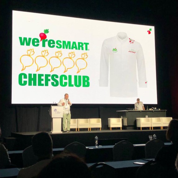 Presentation of We're Smart 5 Radishes Chefs Club