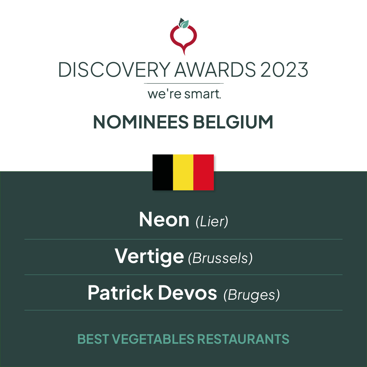 Nominees Belgium