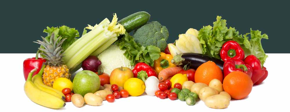 Vegetables and fruits
