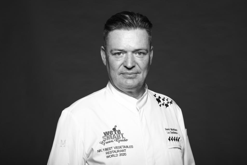Chef René Mathieu (La Distillerie) - winner We're Smart Best Vegetables Restaurant