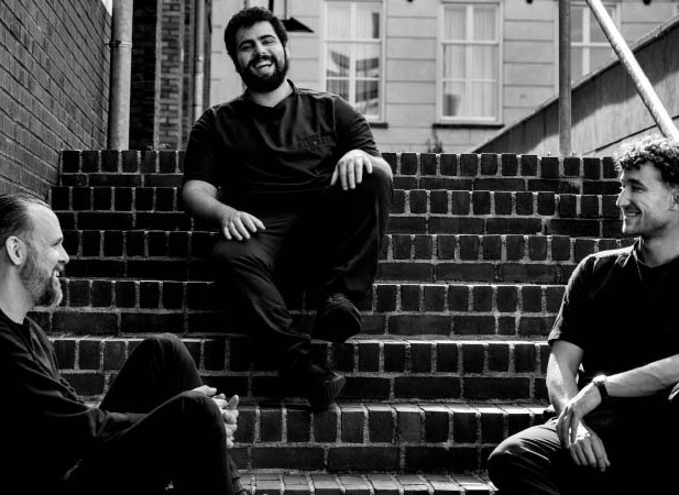 Jan Majoor (right) with Emile van der Staak and Georgios Erotokritou. (photo: Duncan de Fey)