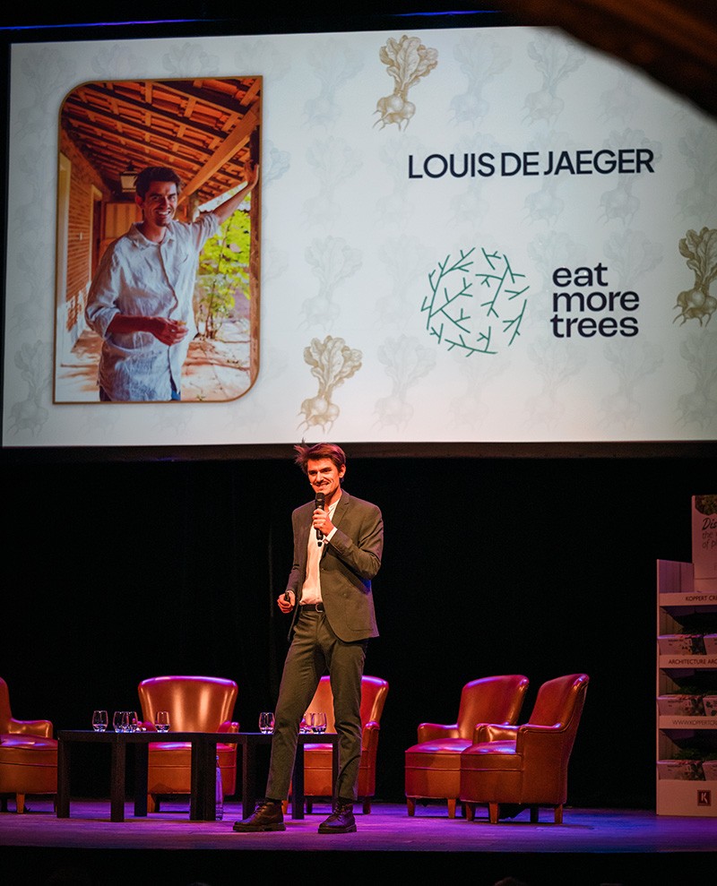 Eat more trees, speaker Louis De Jaeger