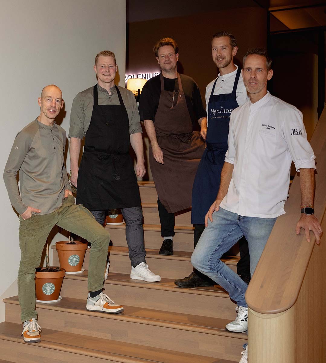 The 5 dutch Top Chefs