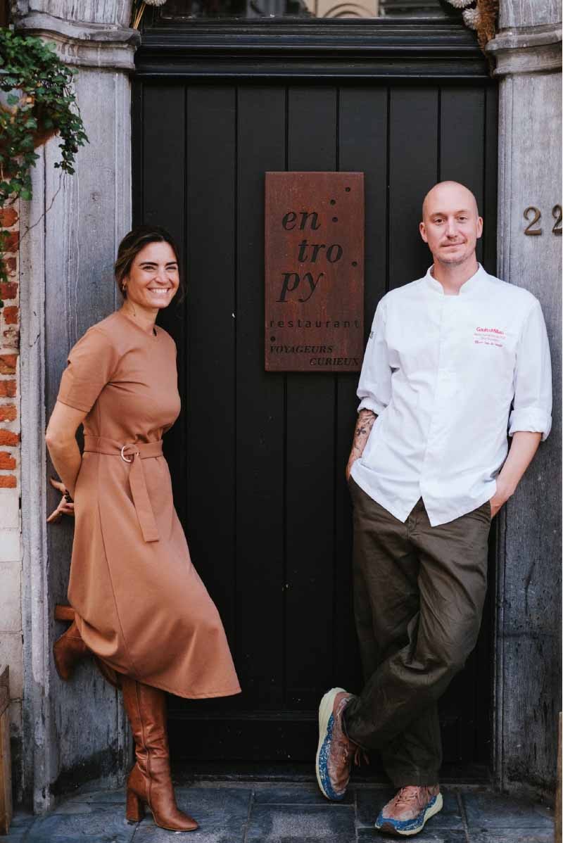 Adeline Barras and Elliott van de Velde of Entropy (photo: Maurice Jaccard) 