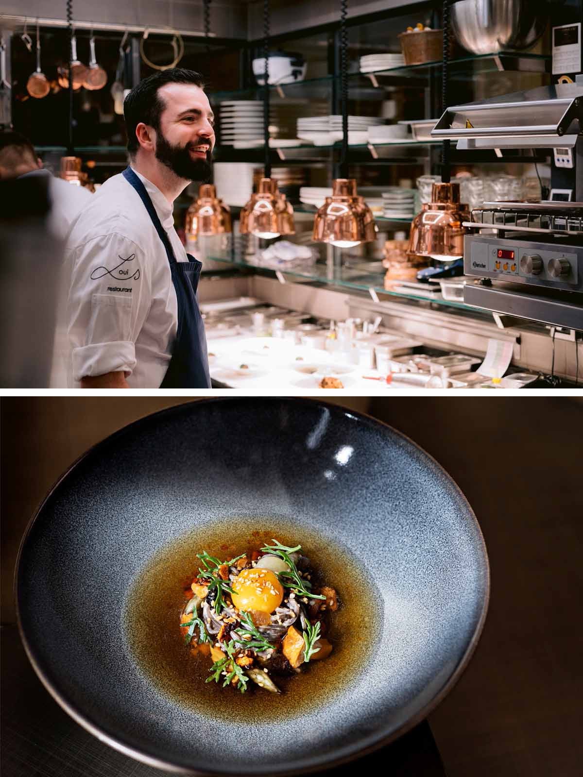 Chef Sebastian Sandor of restaurant Louis in Saarlouis Germany 