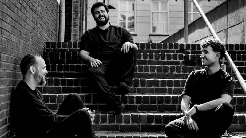 Jan Majoor (right) with Emile van der Staak and Georgios Erotokritou. (photo: Duncan de Fey)