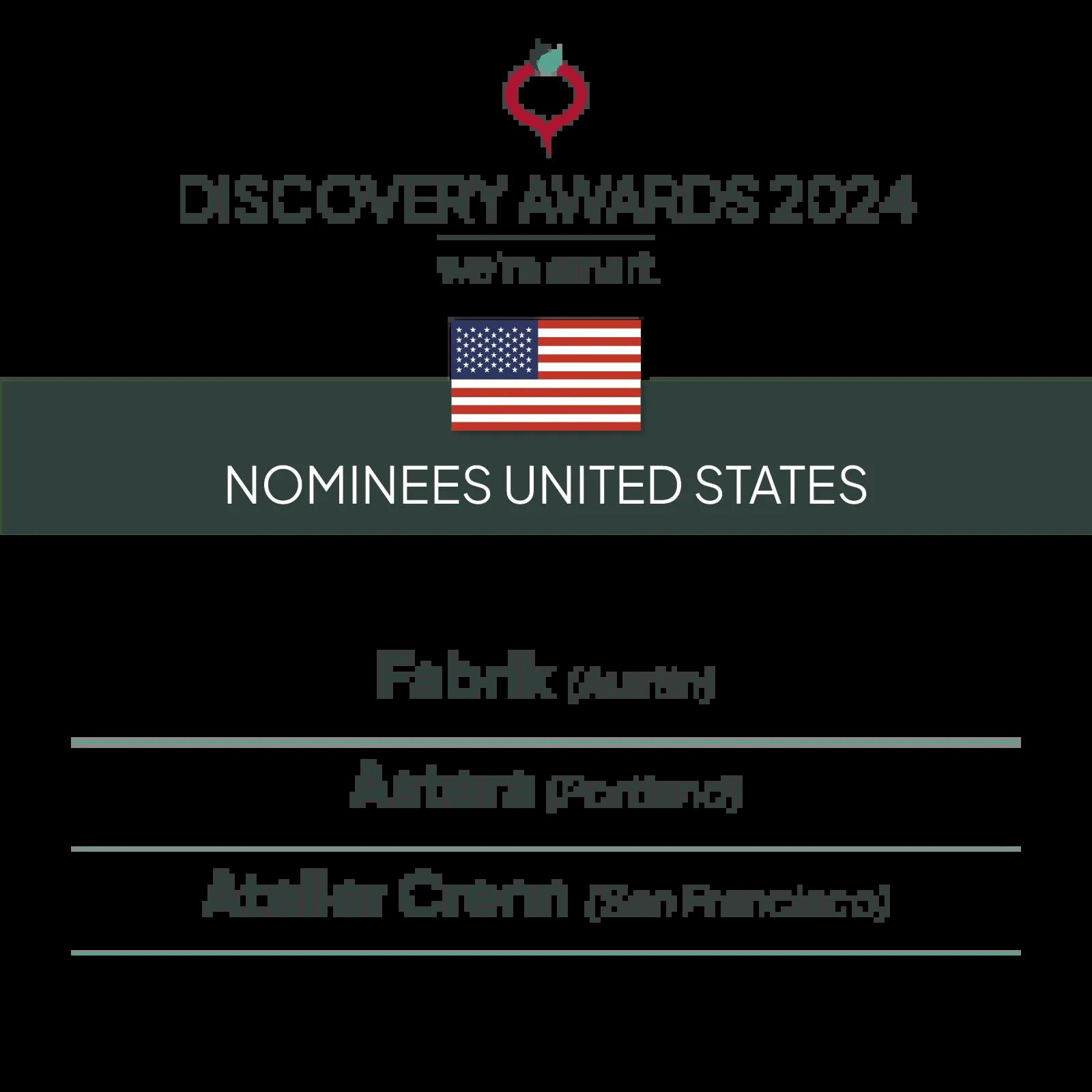 Nominees Discovery Award 2024 - USA