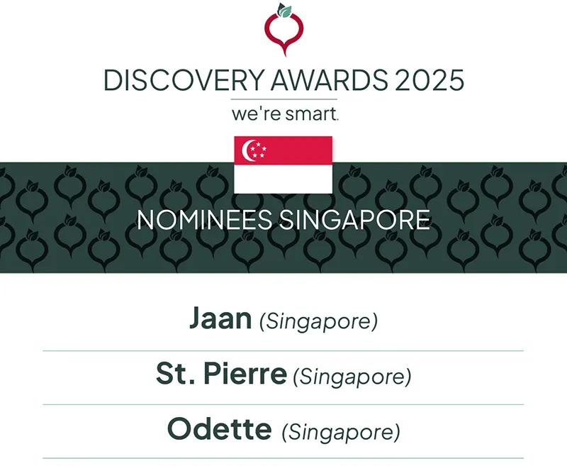Singapore Discovery Nominees 2025