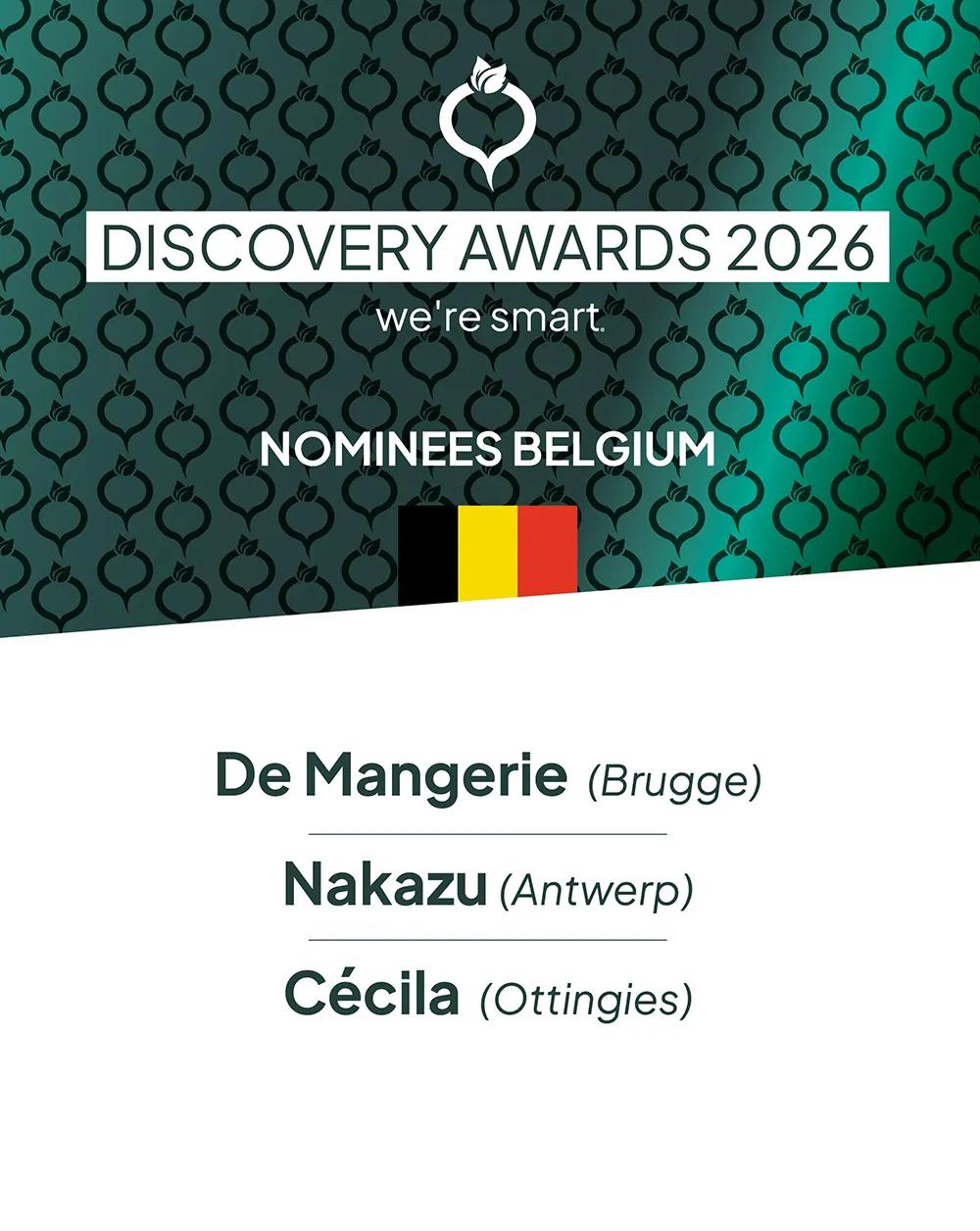 Discovery nonminees 2026 for belgium