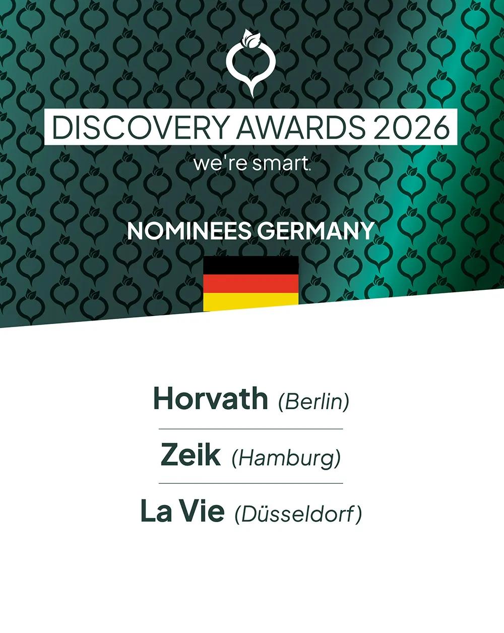 Discovery nonminees 2026 for Germany