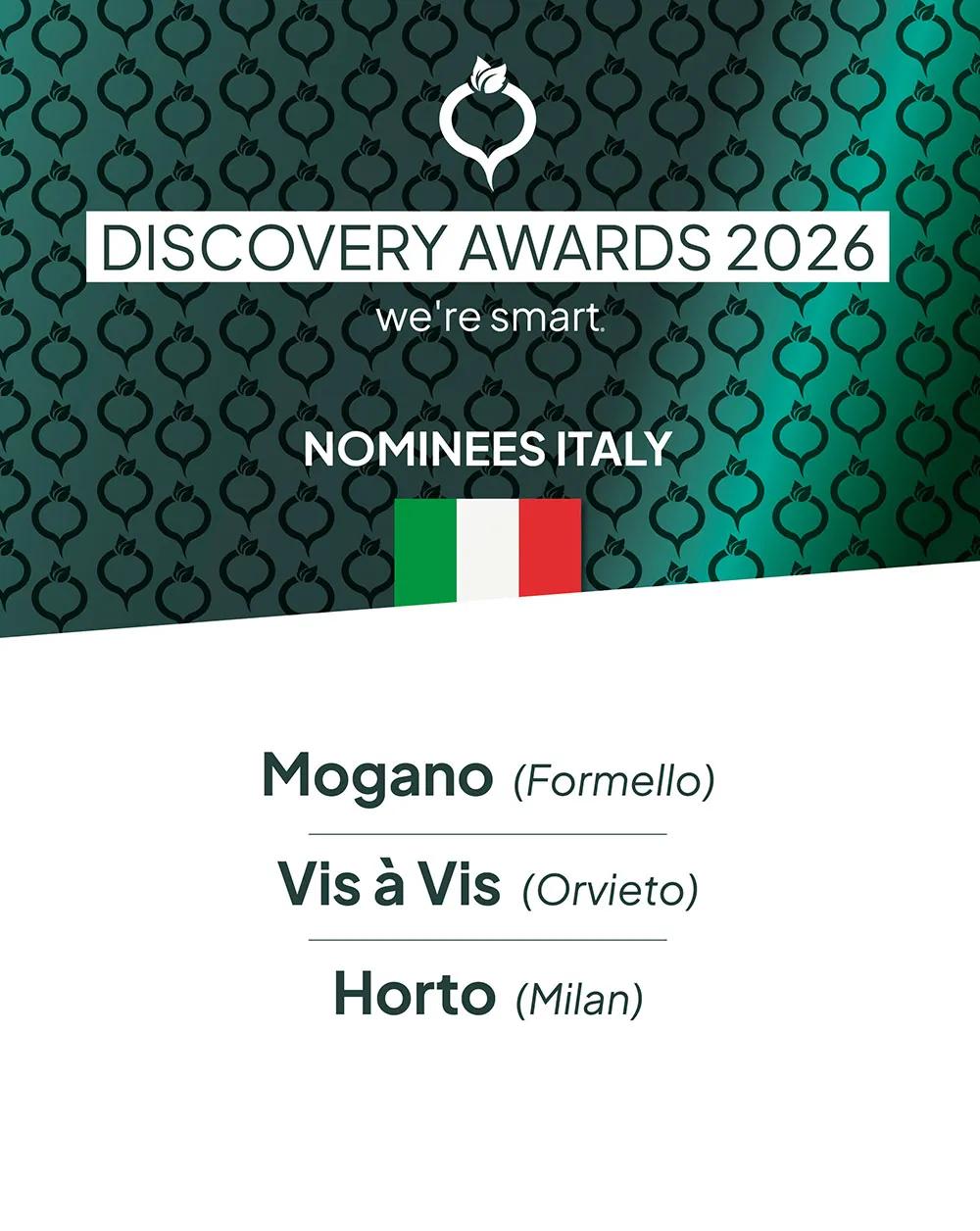 Discovery nonminees 2026 for Italy