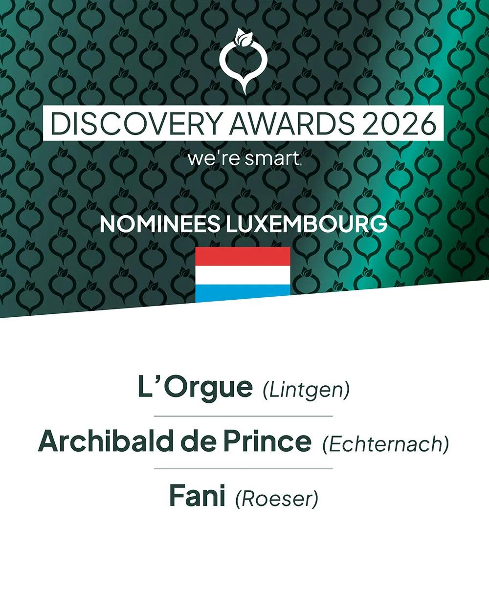 Discovery nonminees 2026 for Luxembourg