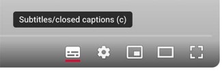Subtitles on