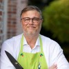 Frank Fol with chefs knife