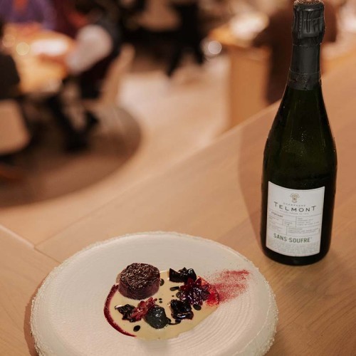 Intermediate course: Red cabbage | beetroot | black garlic gnocchi | Tomasu soy sauce