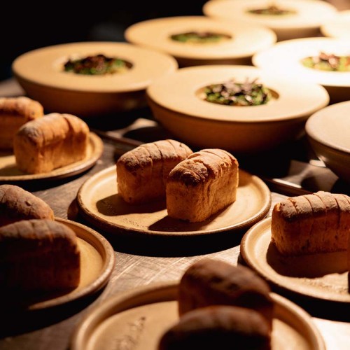 Starter: Kohlrabi | hazelnut | sea lettuce