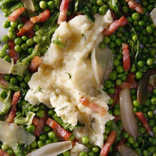Recipe with peas