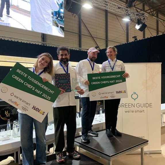 2 Winners of The Green chefs hat